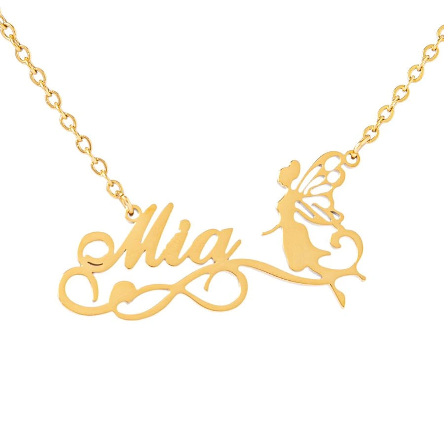Enchanted Fairy Name Necklace